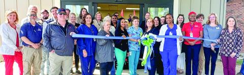The Jones County/Gray Chamber of Commerce held a ribbon cutting Jan. 31 to celebrate the renovation and reopening of the Jones County Health Department located at 114 Forest Street in Gray. The ribbon cutting was held in conjunction with an open house for the community to tour the facility. CONTRIBUTED