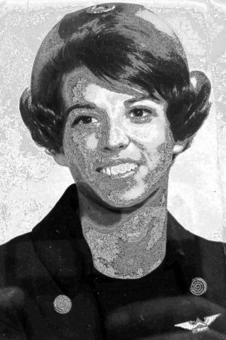 Sally Wicker in uniform before her marriage to Hoyt. CONTRIBUTED