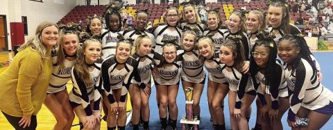The JCHS Cheer Hounds brought another trophy back home last week, claiming a first-place trophy. The most recent triumph was at Vidalia, as the performance kept Jones County unbeaten in competitions this year. Prior to the region meet on Nov. 5 at Houston County, Jones County competes at Saturday’s McIntosh Chief Classic. CONTRIBUTED