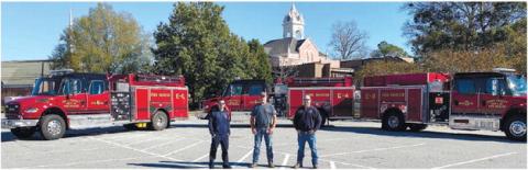 New fire trucks