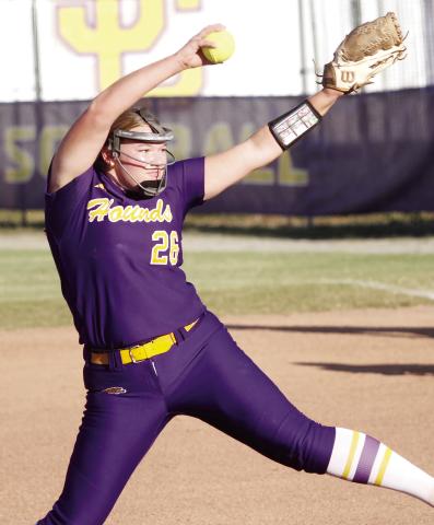 Ensley Barnes pitched a shutout during last week’s win against Hampton. BRAD HARRISON/Staff
