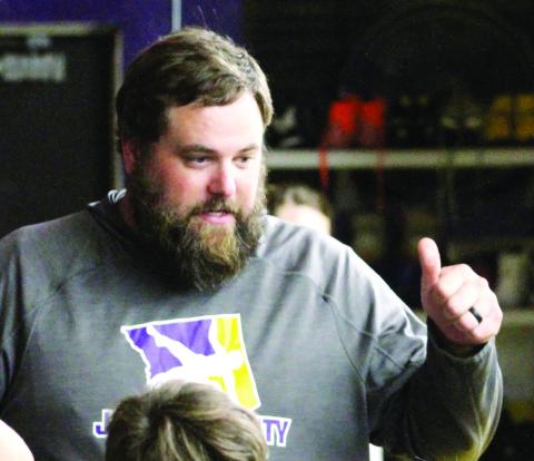 Head coach Adam Gillhouse and the Greyhounds will wrestle out of state again this weekend, heading to Fort Walton Beach, Fla. BRAD HARRISON/Staff