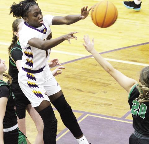 The Lady Greyhounds successfully navigated the first two rounds of the state tournament last week to punch their ticket to the quarterfinals. BRAD HARRISON/Staff