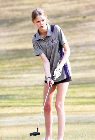 The Lady Hounds narrowly missed another win last Thursday, losing by stroke to Ace Charter. BRAD HARRISON/Staff