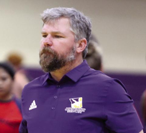 Bryan Ulrich has been elevated to lead the Jones County High School wrestling team holding the same position on the middle school level. BRAD HARRISON/Staff