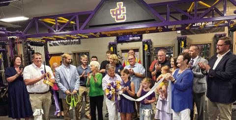 The new strength and conditioning facility at JCHS was officially named the Womack Performance Center during a ribbon cutting Monday.