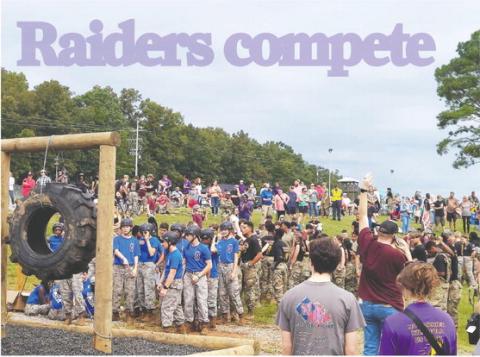 Jones County High School’s first JROTC Raider Competition Sept. 16 drew 27 teams from 15 schools to compete on its new Raider Course, attracting more than 800 to the county. SEE FULL COVERAGE IN NEXT WEEK’S EDITION BRANDY ROUND/Staff