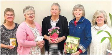 Members met Feb. 7 for installation of officers for 2023. They are president Vicki Bilderback, vice president Betty Hotchkiss, secretary Ruth Hartzog, treasurer Doris Thompson and parliamentarian Barbara Robinson. Plans were made to sale day lilies at an upcoming festival in Gray in April and at the Day Lily Show in June. CONTRIBUTED