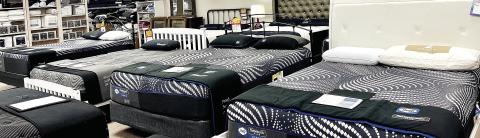 Macon &amp; Robins Bed &amp; Mattress has great brands such as Sealy to help customers find something to fit their sleep needs.