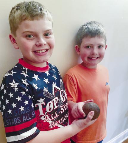 Kids find cannonball
