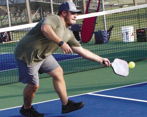 Last week’s ribbon cutting included open play on the new pickleball courts as well as a blind draw competition. BRAD HARRISON/Staff