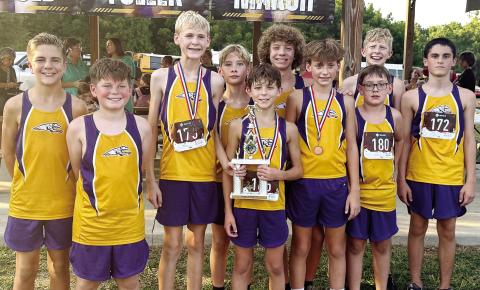 Middle school cross country claims pair of overall runners-up at Champions of Middle Georgia meet