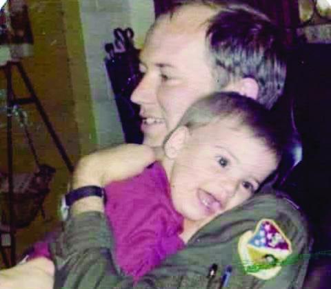 Capt. Donnie Lee Maynard, whose plane went down just outside a German town in 1975, and son Eric, who is a Gray Police Department captain. CONTRIBUTED