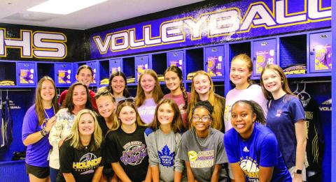 Volley Hounds wowed by new locker room in surprise reveal