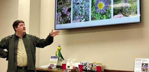 The Gray Garden Club got 2026 off to a great start on Jan. 6, with an informative program entitled Native Plants in Georgia presented by Brandon Fountain, Naturalist at Jarrell Plantation Historic Site. The program included a slide show of Mr. Fountain’s photographs of native plants. CONTRIBUTED