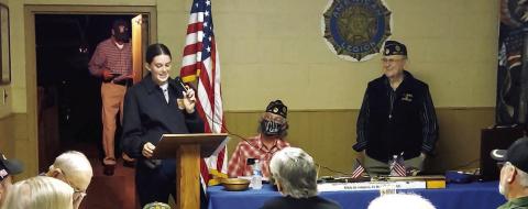 JROTC visits American Legion