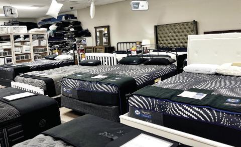 Macon & Robins Bed & Mattress has great brands such as Sealy to help customers find something to fit their sleep needs.