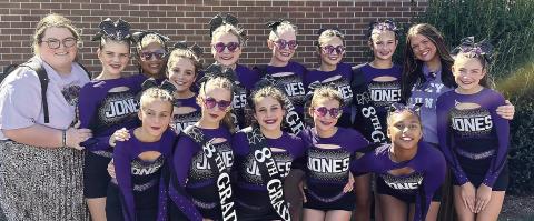 After a season of hard work, Jones County’s middle school competition cheerleaders concluded their season on Oct. 15 at Union Grove, completing a campaign of growth as both a team and individuals. BRAD HARRISON/Staff