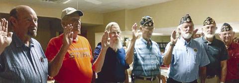 American Legion o_cers sworn in