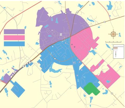 Ryland Environmental started picking up trash in the City of Gray last week. The above city map is color coded as to the weekday the trash in each area will be picked up. All of the old carts should be left by the curb to be collected. CONTRIBUTED
