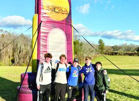 Five runners from Jones County’s region championship cross country got a close look at some of the nation’s best competition Nov. 18, when five of them traveled to Charlottesville, Virginia, for the 2023 NCAA Championships. JCHS cross country runners attending were Luke Thornton, Gavin Robinson, Tyler Marshall, Grady Newby and Andrew Marshall. CONTRIBUTED