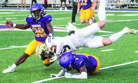 Jones County would go on to upend Mary Persons on Friday, holding them to one second-half touchdown in Friday’s preseason scrimmage. BRAD HARRISON/Staff