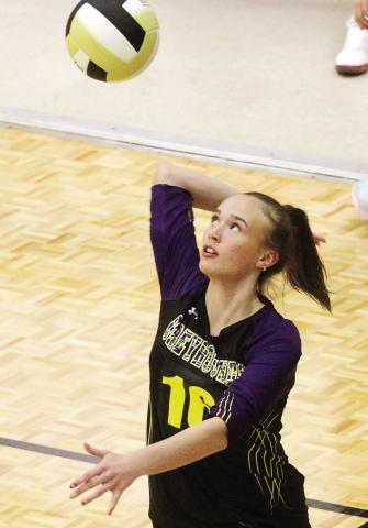The Volley Hounds host Putnam County and Hampton on Thursday in their final home match of the season. BRAD HARRISON/Staff