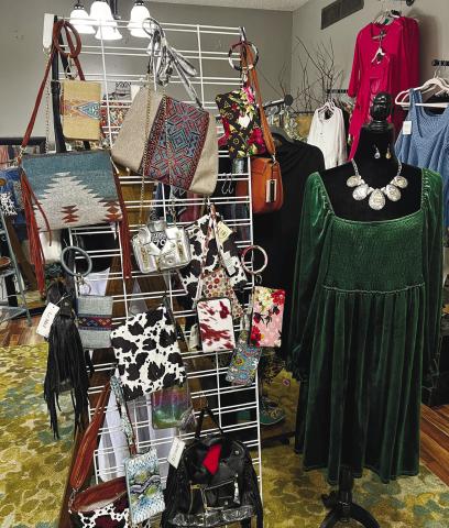Prairie Chic Boutique, located inside Trend Setters, sells purses, handbags, clothing, and more.