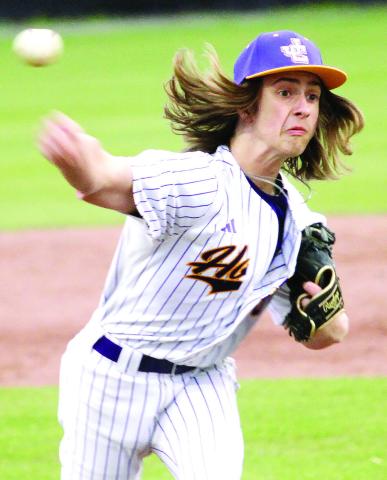Trent Paulk was one of multiple underclassmen to see time on the mound in last week’s region-opener set of games. BRAD HARRISON/Staff