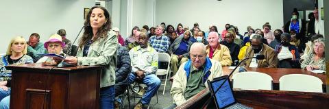 The request for a conditional use to allow a retreat venue on Otis Redding Road was the first item discussed at the Feb. 6 meeting. CONTRIBUTED