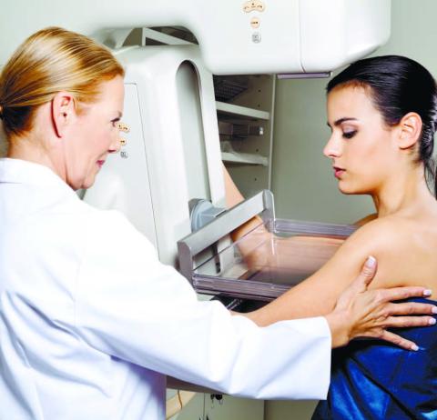Women are urged to report any abnormalities in their breasts to a physician immediately. STOCK PHOTO