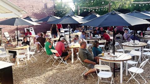The Terrace on Madison opened and featured live music during the May 31 Fridays on Main event. CONTRIBUTED