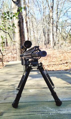 A photo of one of the unique guns sold by Red Roo Defense in Jones County. CONTRIBUTED BY MATTHEW SIMS