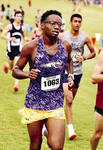 Shaun Williams was among the quickest Greyhound runners on Saturday in Carrollton, taking 21st overall. CONTRIBUTED