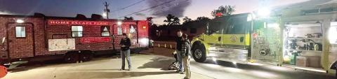 A Fire Safety Trailer was part of the Gray Fire Department Open House held Halloween to emphasize the importance of fire safety along with sweet treats. CONTRIBUTED