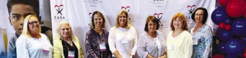 Ocmulgee Court Appointed Special Advocates (CASA) staff and several volunteers attended the annual Georgia CASA Conference on August 13, 2022. The day was lled with informative workshops on best practice advocacy for abused and neglected children. There was also time for networking with other volunteers from across the state. Pictured (L-R): Tonya Misenheimer, Tina Carpenter, Laura Terry, Suzanne Mathis, Elaine Odom, Lori Muggridge and Dana Lowe. CONTRIBUTED