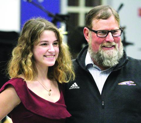 Thursday evening wrapped up with individual recognition of the Lady Greyhounds runners following last fall’s region title. BRAD HARRISON/Staff