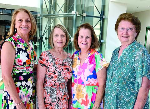 Pilot Club members Wanda Bush, Fay Mathews, Beth Conn and Kathy Jackson at the 102nd conference for Pilot International in Denver, Colorado. CONTRIBUTED
