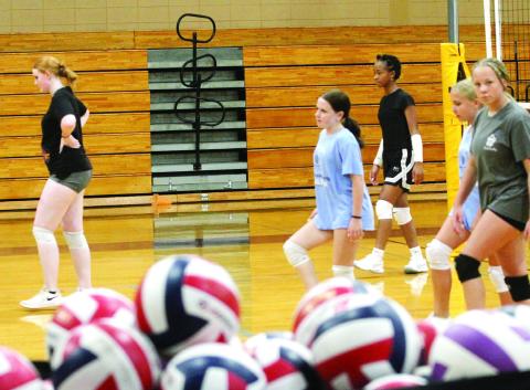 Camp paves way toward start of middle school volleyball