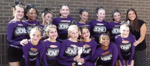 Middle School Cheer claims second