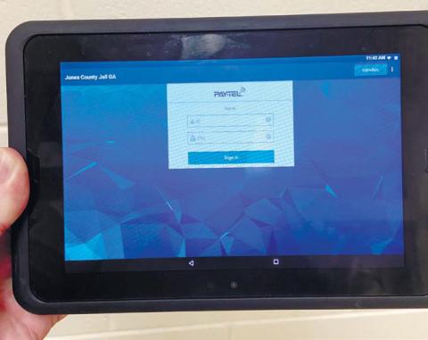 Paytel tablets provide inmates with educational opportunities. CONTRIBUTED