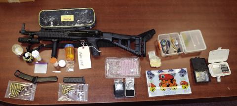 Tip leads to six arrests for drugs and firearms