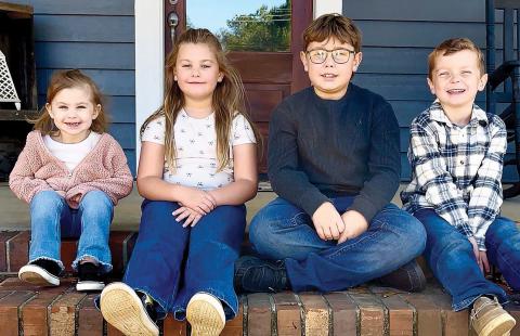 Grandchildren (l-r) Lanie &amp; Callie Jiles; Cash &amp; Crew Dixon CONTRIBUTED
