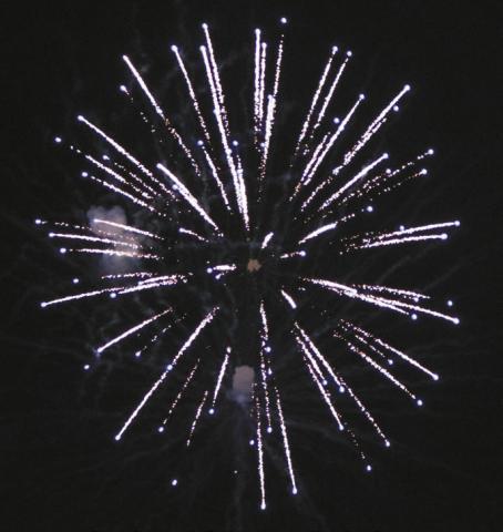 Fireworks from last year’s Independence Day Extravaganza after waiting until nightfall. ALAINA CLARKE/Staff
