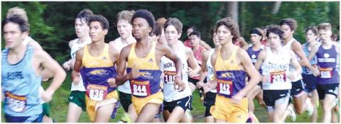 The Greyhounds ran to a tenth-place _nish out of 55 teams last weekend. CONTRIBUTED