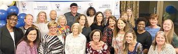 Ocmulgee Court Appointed Special Advocates (CASA) recently honored their volunteers at the annual Volunteer Appreciation Banquet at Rock Eagle. Attendees enjoyed a wonderful dinner and an inspirational message from Chris Arians, winner of the Georgia CASA Champion Award. Pictured with Arians (1st row, second from left) are Ocmulgee CASA volunteers, board members and staff. CASA volunteers serve as the voice for children in foster care in juvenile court. CONTRIBUTED
