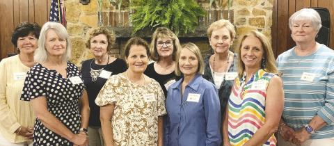 Cheryl Thomas (Charter Member) (not pictured) installed The Pilot Club of Jones County new officers for 2023-2024 at our June meeting. President, Beth Coon: President Elect, Wanda Bush: Vice President, Fay Mathews; Recording Secretary, Marianne Bivins; Corresponding Secretary, Edna Malone; Treasurer, Nancy McCook; Directors: Vickie Ethridge, Julie Greene, Debbie Scarborough and Ruthie McMichael (not pictured), Cindy Jones (not pictured).