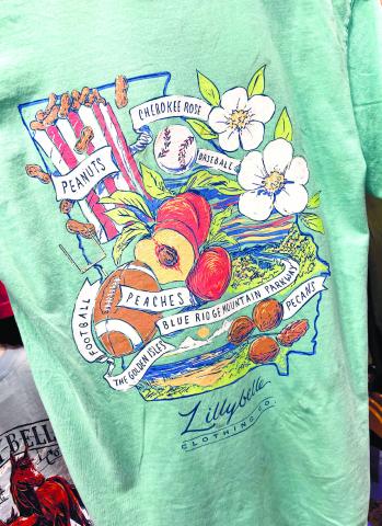 LillyBell t-shirts can be found at Ambi Rae Boutique located in downtown Gray. AMBER ASBELL/Contributed
