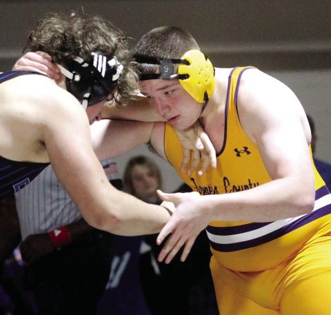 Luke Thompson’s fifth-place finish led the Greyhounds last weekend. BRAD HARRISON/Staff