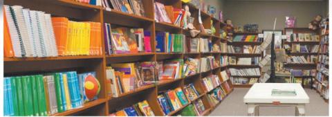 Wall of Books has tons of selections to choose from; from children’s books to adult mysteries. CONTRIBUTED